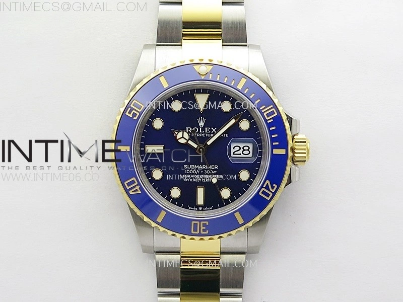 Submariner 41mm 126613 LB SS YG VSF 1:1 Best Edition Blue Dial on SS YG Bracelet VS3235