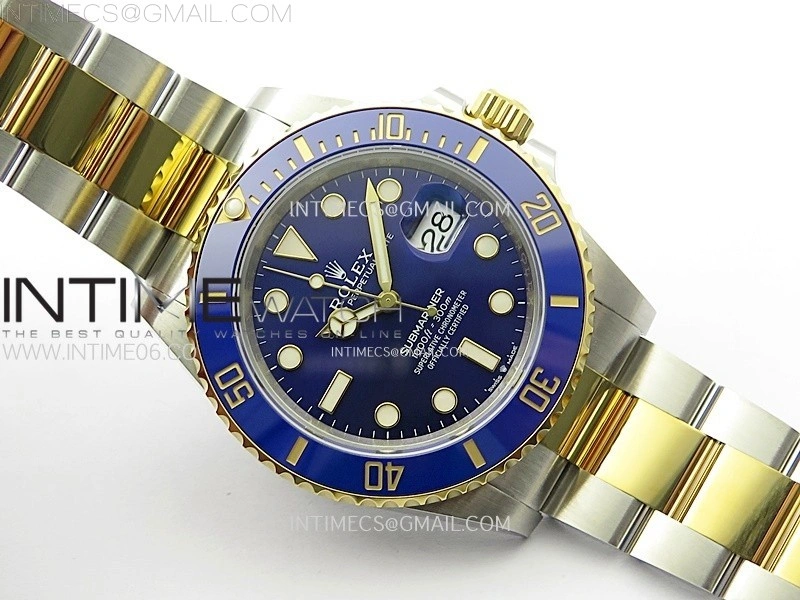 Submariner 41mm 126613 LB SS YG VSF 1:1 Best Edition Blue Dial on SS YG Bracelet VS3235