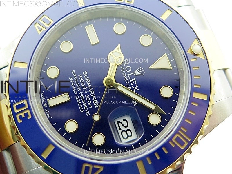 Submariner 41mm 126613 LB SS YG VSF 1:1 Best Edition Blue Dial on SS YG Bracelet VS3235