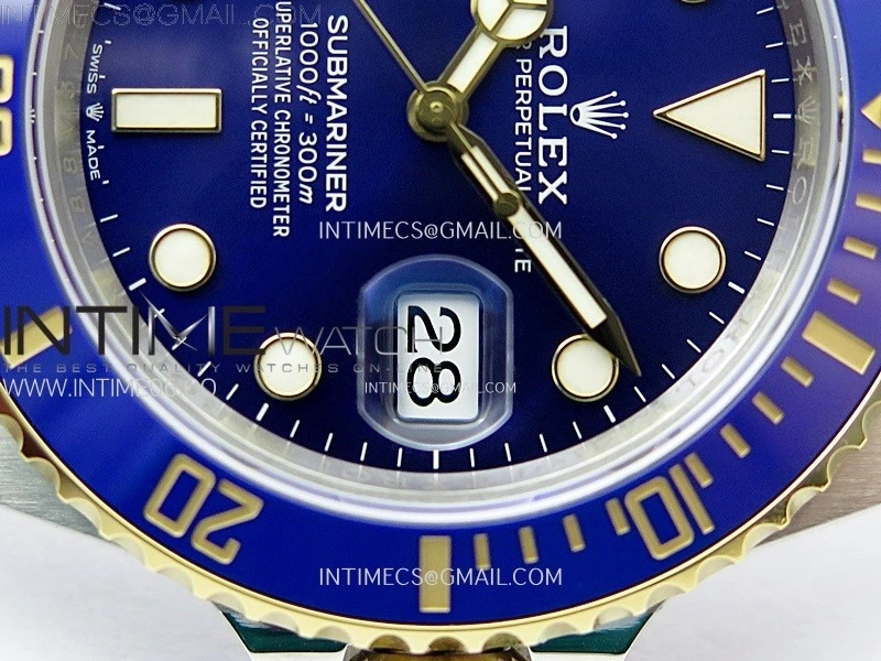 Submariner 41mm 126613 LB SS YG VSF 1:1 Best Edition Blue Dial on SS YG Bracelet VS3235