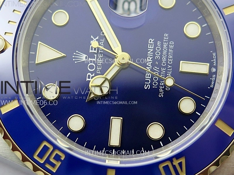 Submariner 41mm 126613 LB SS YG VSF 1:1 Best Edition Blue Dial on SS YG Bracelet VS3235