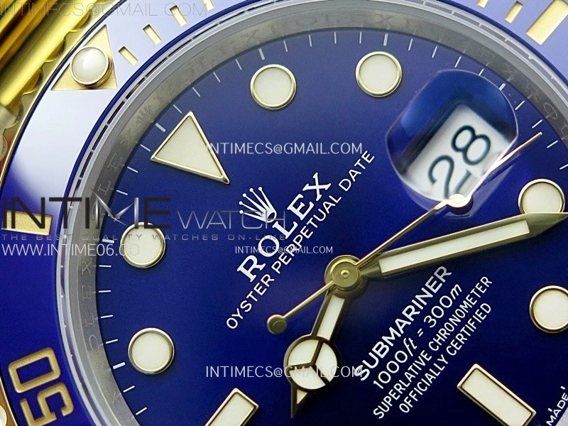 Submariner 41mm 126613 LB SS YG VSF 1:1 Best Edition Blue Dial on SS YG Bracelet VS3235