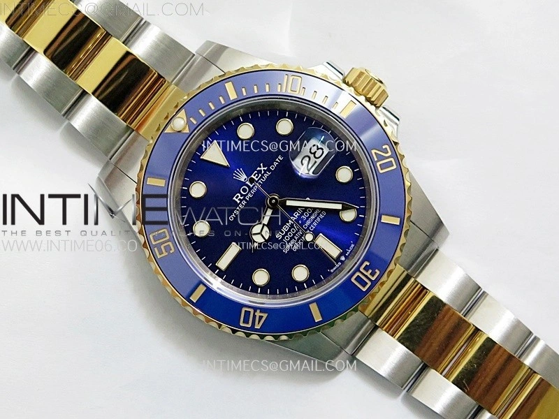 Submariner 41mm 126613 LB SS YG VSF 1:1 Best Edition Blue Dial on SS YG Bracelet VS3235