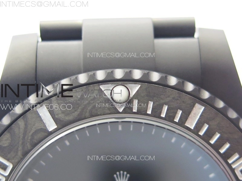 Submariner DIW DLC Sandblasted VSF 1:1 Best Edition Black Dial on DLC Bracelet VS3135