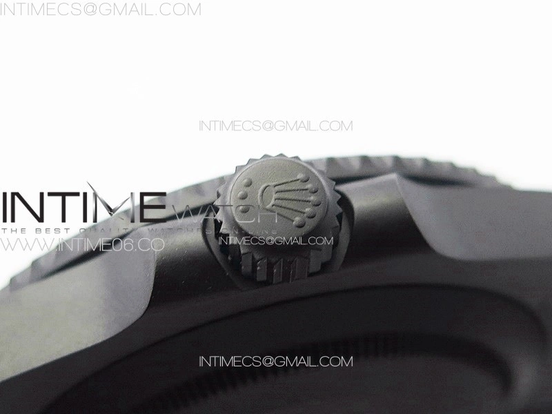 Submariner DIW DLC Sandblasted VSF 1:1 Best Edition Black Dial on DLC Bracelet VS3135
