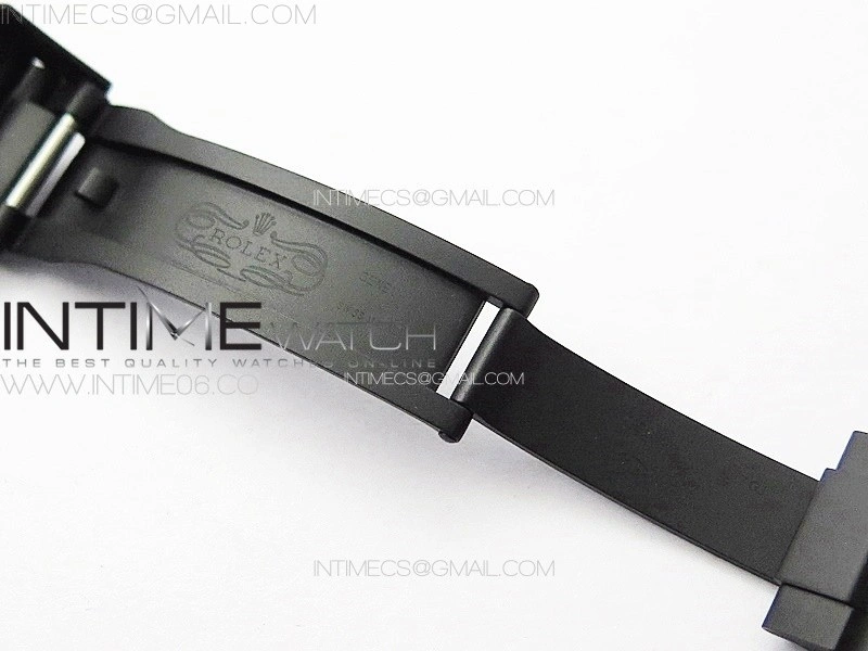 Submariner DIW DLC Sandblasted VSF 1:1 Best Edition Black Dial on DLC Bracelet VS3135