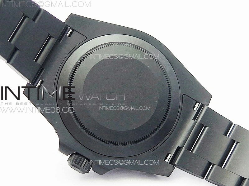 Submariner DIW DLC Sandblasted VSF 1:1 Best Edition Black Dial on DLC Bracelet VS3135