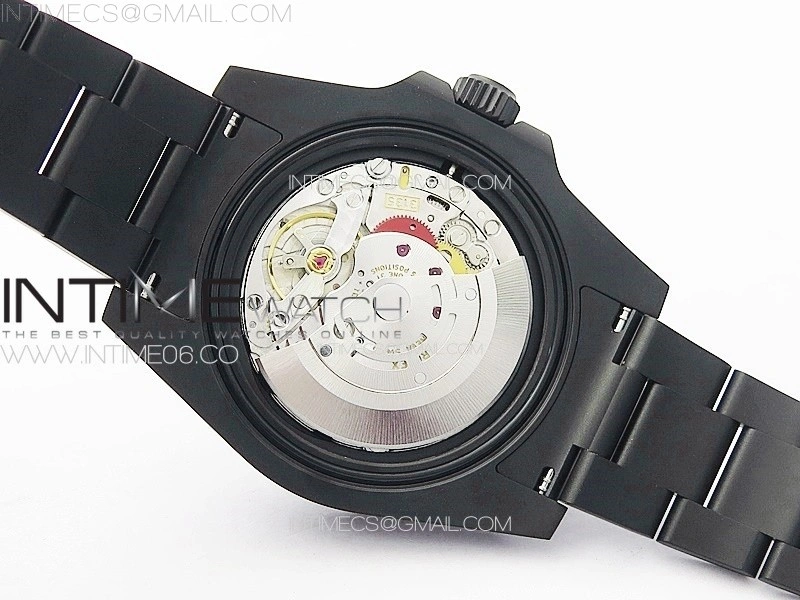 Submariner DIW DLC Sandblasted VSF 1:1 Best Edition Black Dial on DLC Bracelet VS3135