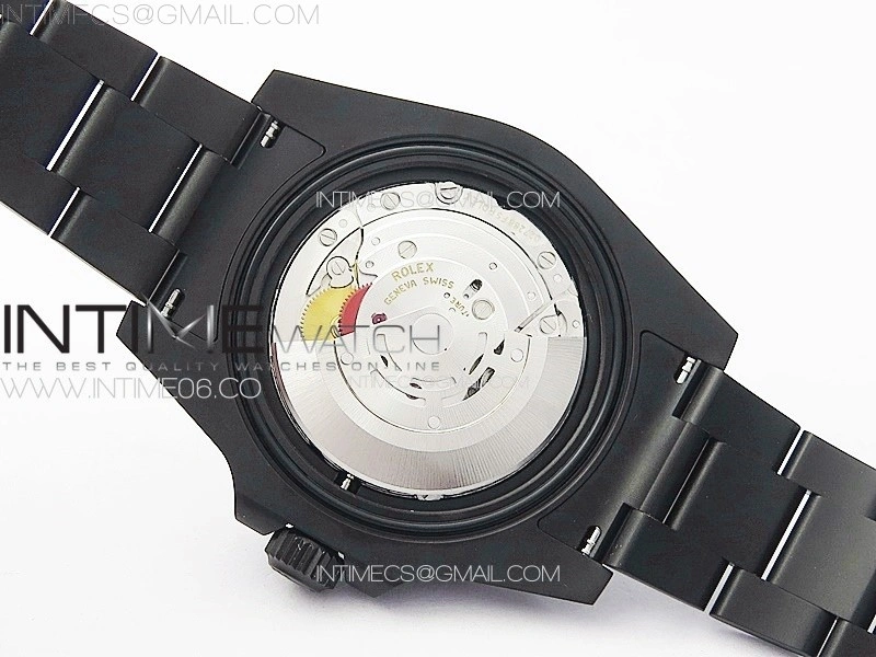 Submariner DIW DLC Sandblasted VSF 1:1 Best Edition Black Dial on DLC Bracelet VS3135