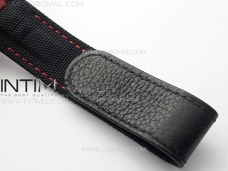 Submariner DIW Red Carbon VSF 1:1 Best Edition Black Dial on Black Nylon Strap VS3135