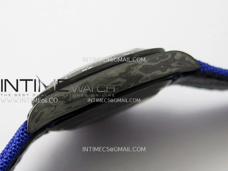Daytona DIW Carbon Dark Blue Handset GETF Best Edition Skeleton Dial On Dark Blue Nylon Strap SA4130