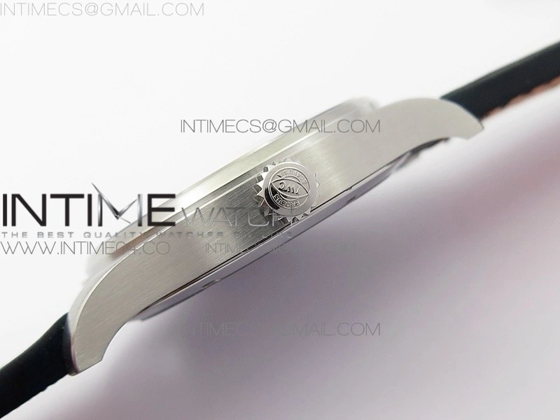 Mark XVIII IW327001 SS M+F 1:1 Best Edition Black Dial on Black Leather Strap A2892