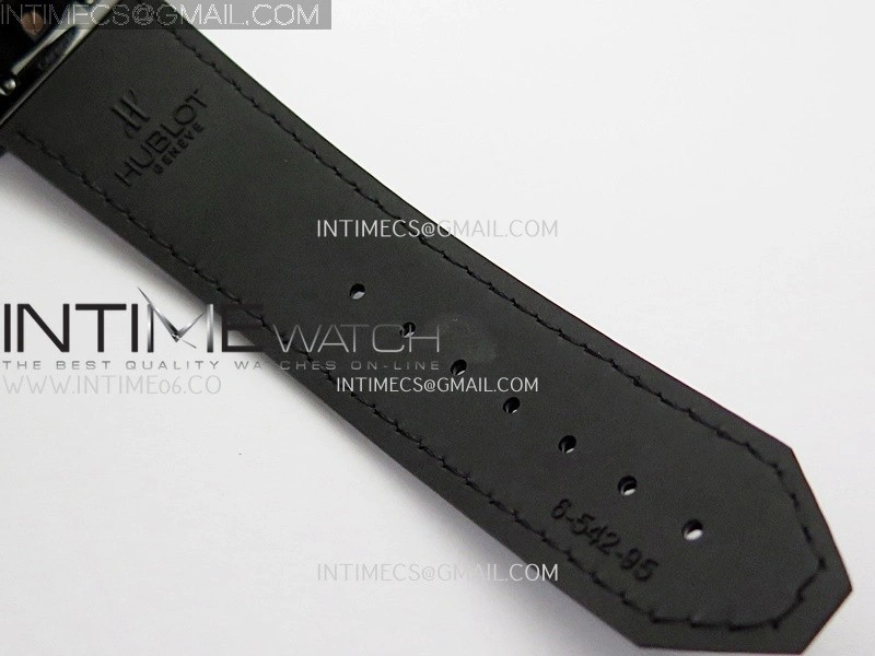 Classic Fusion 42mm Ceramic RG JJZF 1:1 Best Edition Black Dial On Black Gummy Strap