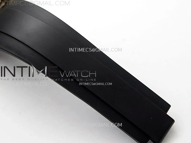 Yacht-Master 126655 BP 1:1 Best Edition Black Ceramic Bezel on Black Rubber Strap VR3235