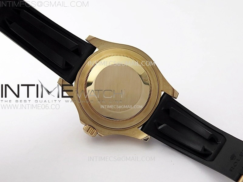 Yacht-Master 126655 BP 1:1 Best Edition Black Ceramic Bezel on Black Rubber Strap VR3235