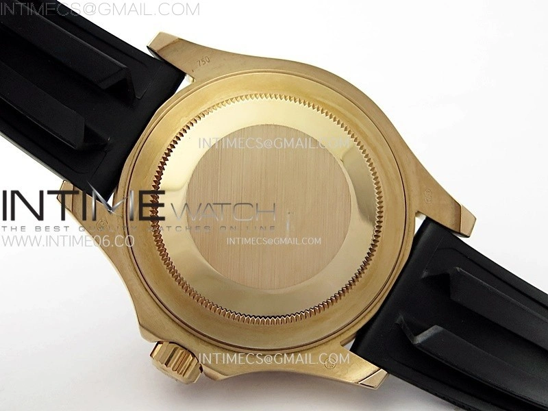 Yacht-Master 126655 BP 1:1 Best Edition Black Ceramic Bezel on Black Rubber Strap VR3235