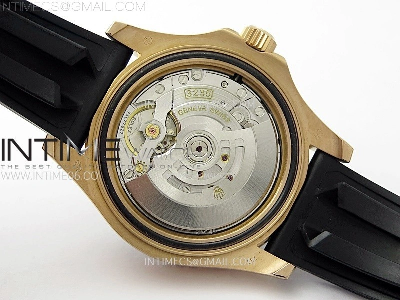 Yacht-Master 126655 BP 1:1 Best Edition Black Ceramic Bezel on Black Rubber Strap VR3235