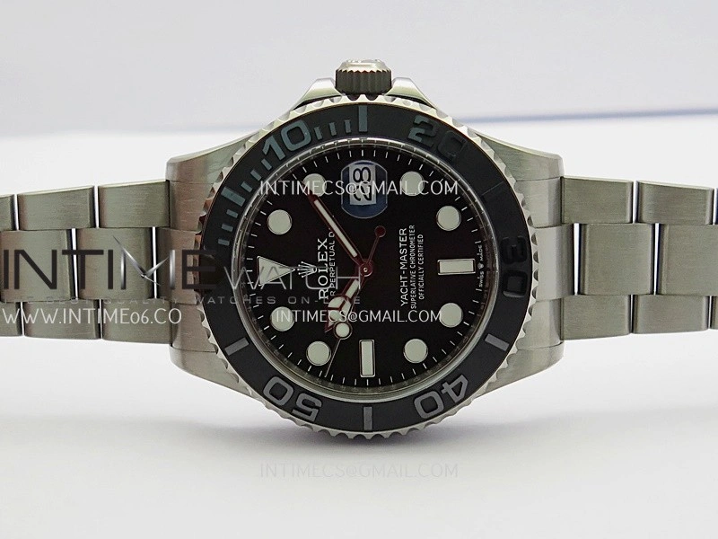 Yacht-Master 226627 Titanium ARF 1:1 Best Edition Black Dial On Titanium Bracelet DD3235