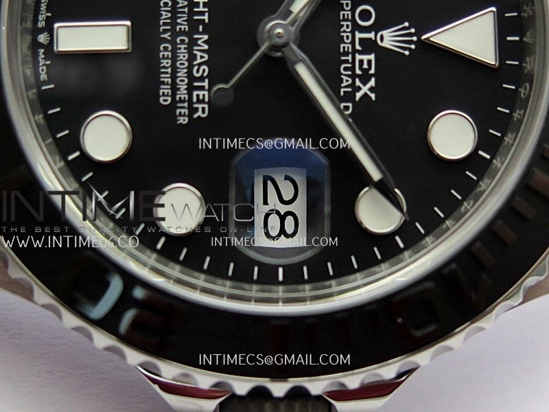 Yacht-Master 226627 Titanium ARF 1:1 Best Edition Black Dial On Titanium Bracelet DD3235