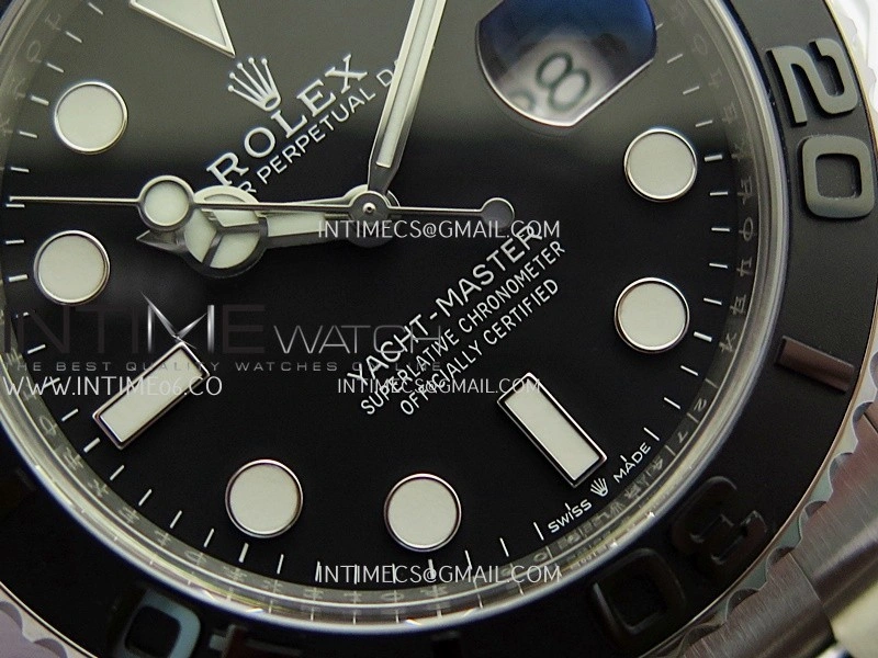 Yacht-Master 226627 Titanium ARF 1:1 Best Edition Black Dial On Titanium Bracelet DD3235
