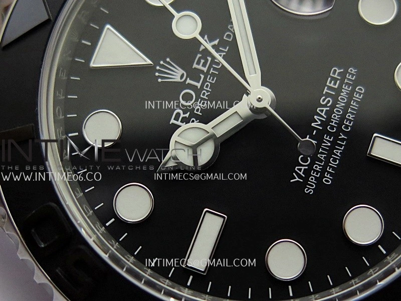 Yacht-Master 226627 Titanium ARF 1:1 Best Edition Black Dial On Titanium Bracelet DD3235