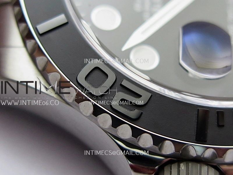 Yacht-Master 226627 Titanium ARF 1:1 Best Edition Black Dial On Titanium Bracelet DD3235