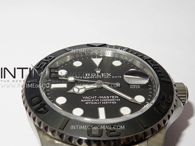 Yacht-Master 226627 Titanium ARF 1:1 Best Edition Black Dial On Titanium Bracelet DD3235