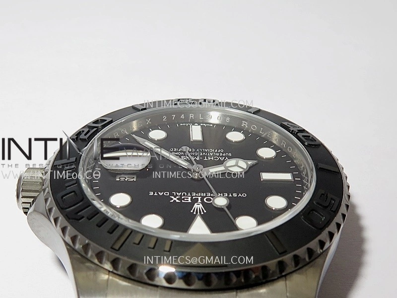 Yacht-Master 226627 Titanium ARF 1:1 Best Edition Black Dial On Titanium Bracelet DD3235