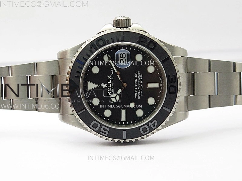 Yacht-Master 226627 Titanium TWF 1:1 Best Edition Black Dial on Titanium Bracelet VR3235