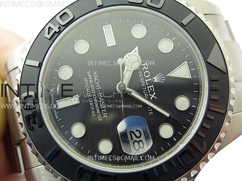 Yacht-Master 226627 Titanium TWF 1:1 Best Edition Black Dial on Titanium Bracelet VR3235