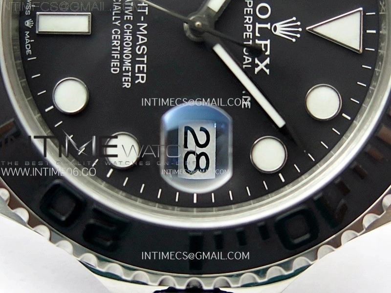 Yacht-Master 226627 Titanium TWF 1:1 Best Edition Black Dial on Titanium Bracelet VR3235