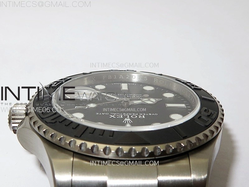 Yacht-Master 226627 Titanium TWF 1:1 Best Edition Black Dial on Titanium Bracelet VR3235