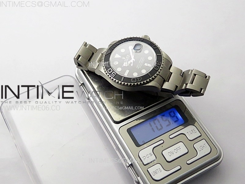 Yacht-Master 226627 Titanium TWF 1:1 Best Edition Black Dial on Titanium Bracelet VR3235
