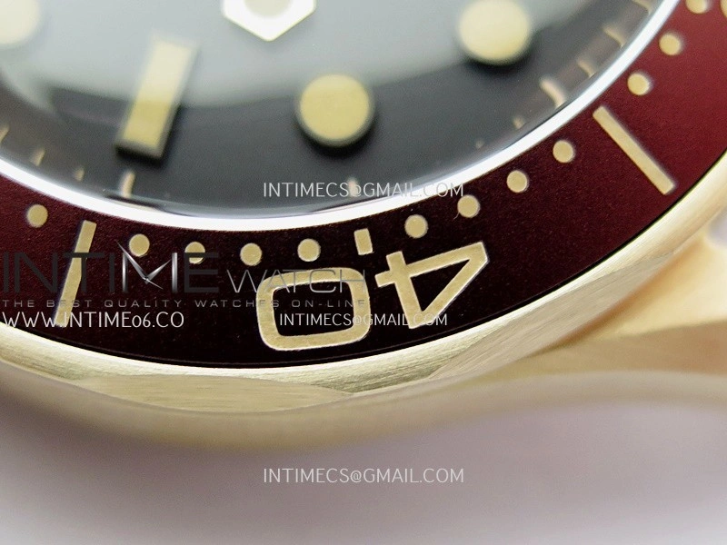Seamaster 300M Diver Rose Gold VSF 1:1 Best Edition Black Dial on Mesh Bracelet A8806
