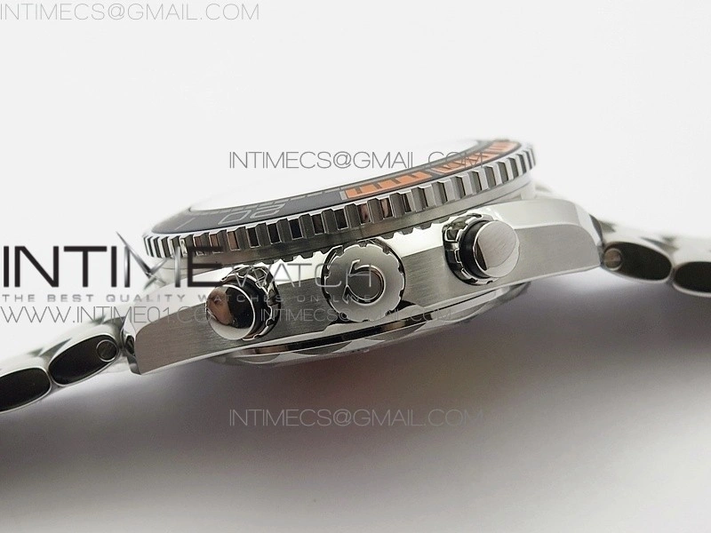 Planet Ocean Master Chronometer Chrono SS V2 OM 1:1 Best Edition Gray Dial on SS Bracelet A9900