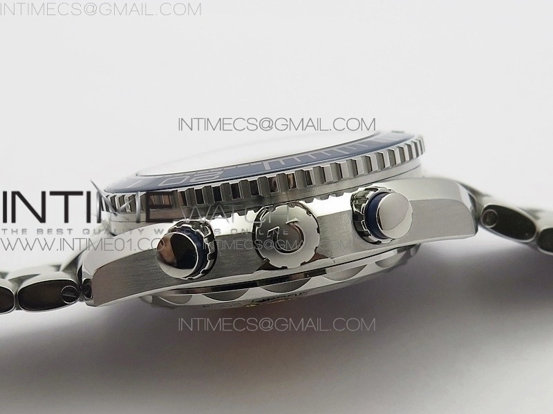 Planet Ocean Master Chronometer Chrono V2 SS OM 1:1 Best Edition Blue Dial on SS Bracelet A9900