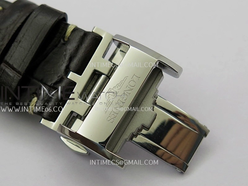 Master Day Date SS VSF 1:1 Best Edition White Textured Dial On Leather Strap A2836
