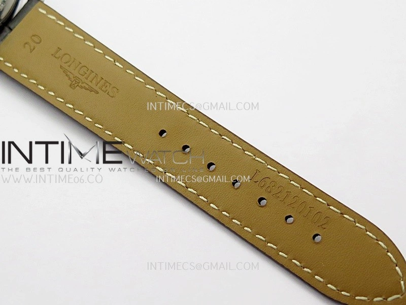 Master Day Date SS VSF 1:1 Best Edition White Textured Dial On Leather Strap A2836