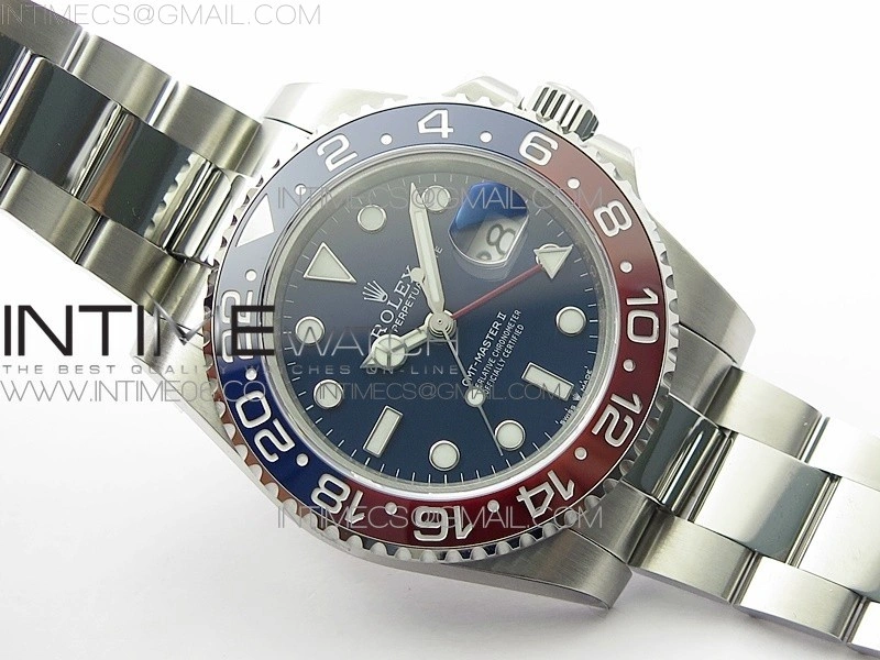 GMT-Master II 116719 BLNR Red Blue Ceramic 904L BP 1:1 Best Edition Blue Dial On VR3285