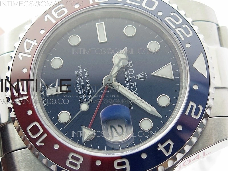 GMT-Master II 116719 BLNR Red Blue Ceramic 904L BP 1:1 Best Edition Blue Dial On VR3285