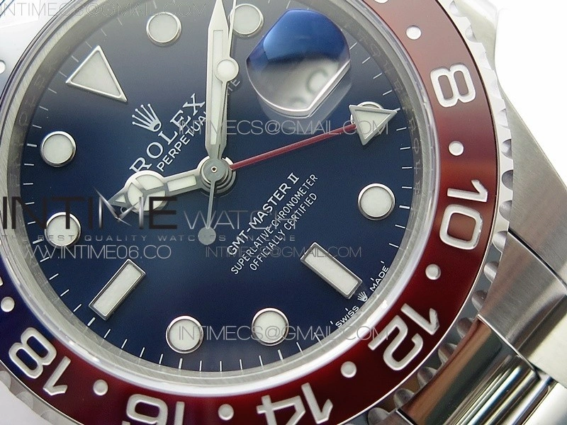 GMT-Master II 116719 BLNR Red Blue Ceramic 904L BP 1:1 Best Edition Blue Dial On VR3285