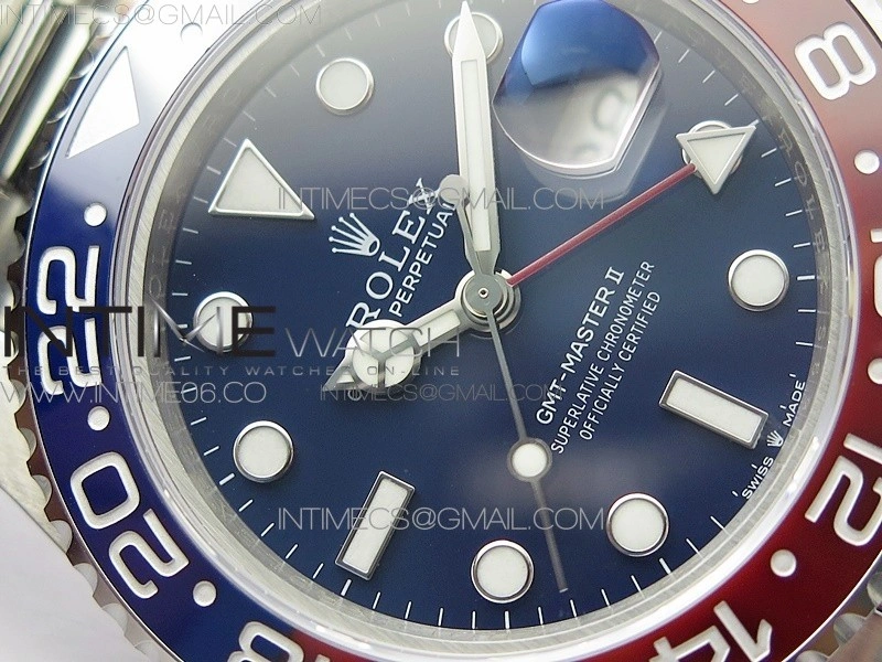 GMT-Master II 116719 BLNR Red Blue Ceramic 904L BP 1:1 Best Edition Blue Dial On VR3285