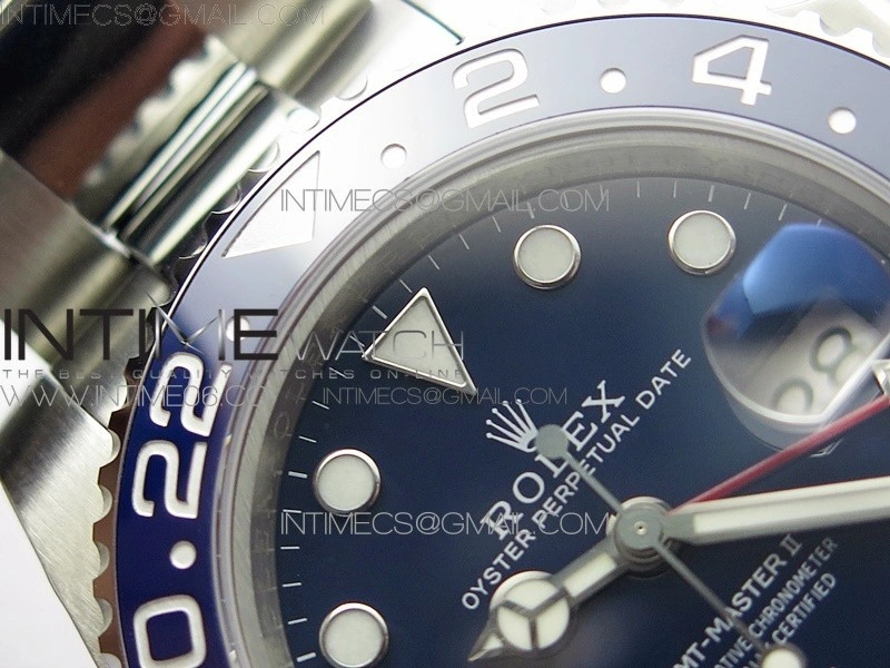 GMT-Master II 116719 BLNR Red Blue Ceramic 904L BP 1:1 Best Edition Blue Dial On VR3285
