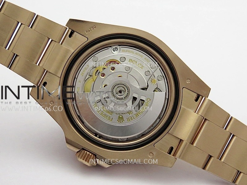 GMT Master II 126715 CHNR RG ARF 1:1 Best Edition Black Dial On RG Bracelet DD3285 CHS