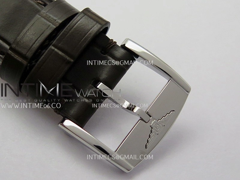 Master Moonphase SS APSF 1:1 Best Edition Silver Dial On Brown Leather Strap AL899