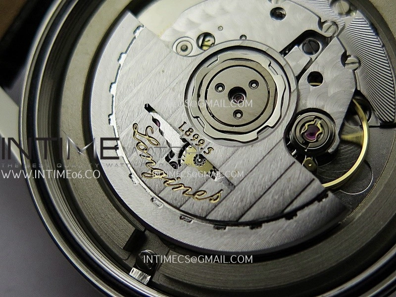 Master Moonphase SS APSF 1:1 Best Edition Silver Dial On Brown Leather Strap AL899