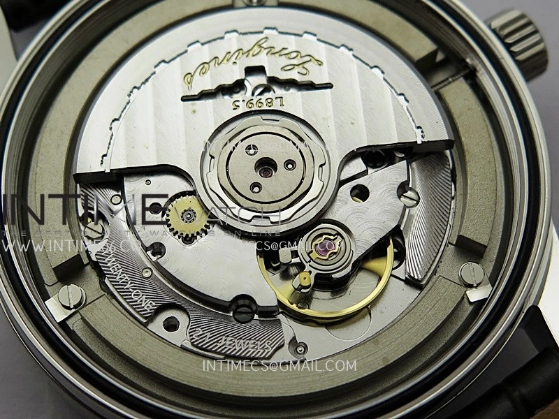 Master Moonphase SS APSF 1:1 Best Edition Silver Dial On Brown Leather Strap AL899