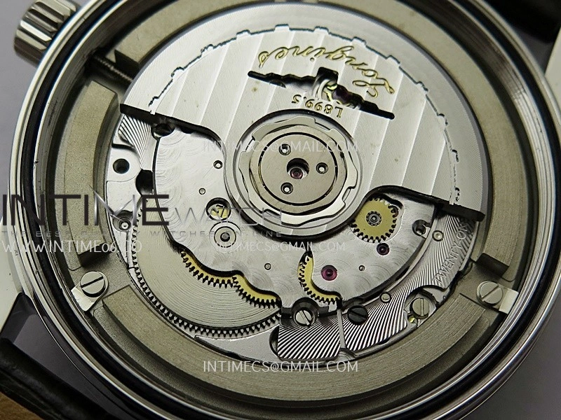 Master Moonphase SS APSF 1:1 Best Edition Silver Dial On Brown Leather Strap AL899