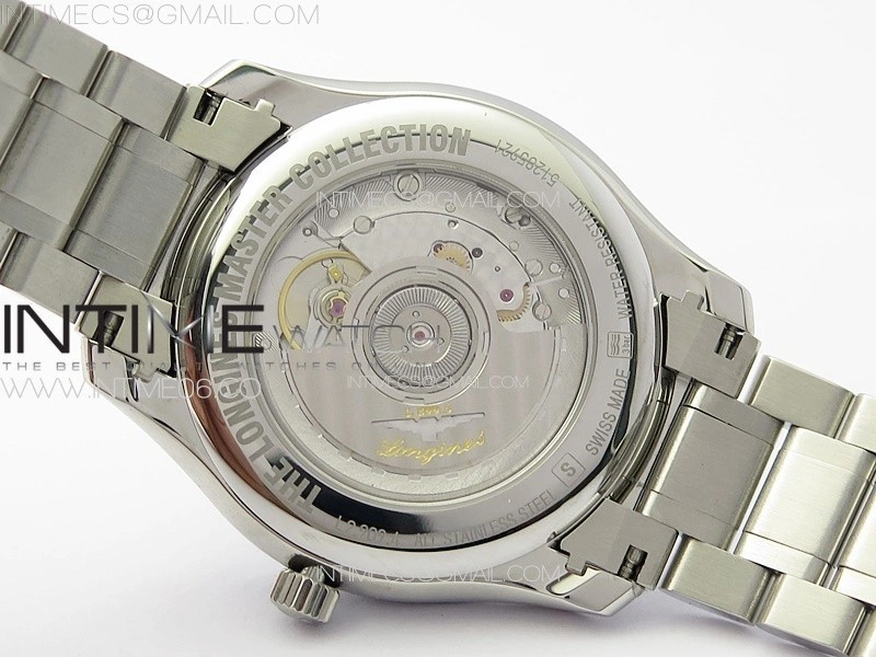Master Moonphase SS APSF 1:1 Best Edition White Diamonds Dial on SS Bracelet AL899