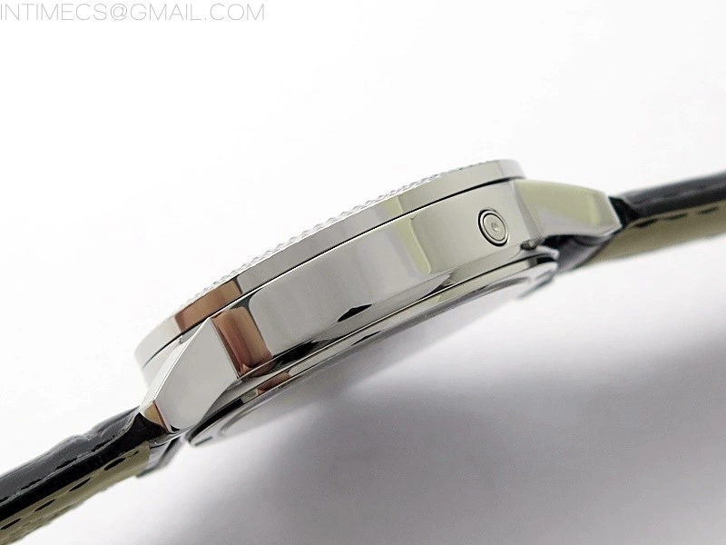 Calatrava 5057 Cortina Watch 50th Anniversary SS 3EF Best Edition White Dial on Black Leather Strap A240